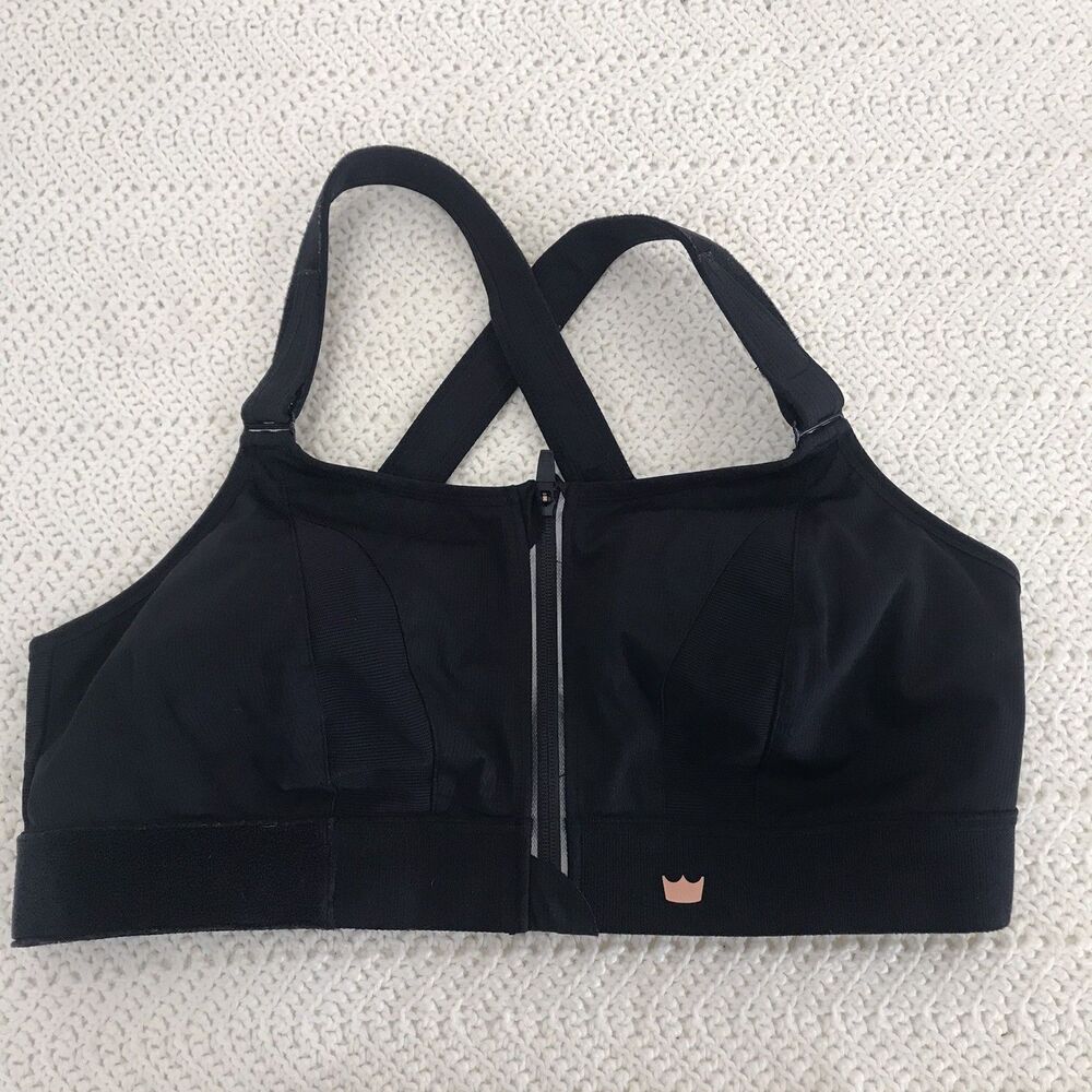 Women’s SheFit Ultimate Adjustable sports bra size 3 Luxe high impact front zip